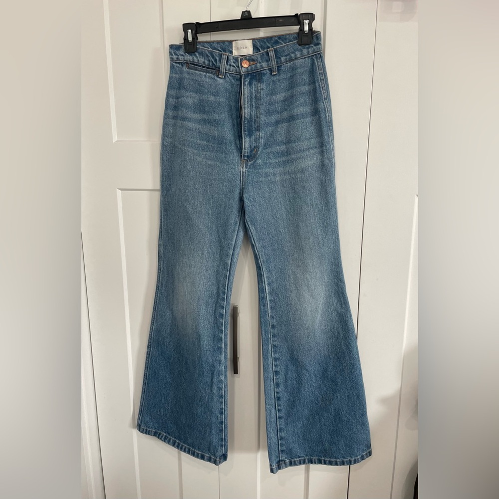 Doen Melody Jean Wide Leg High Rise Size 28
